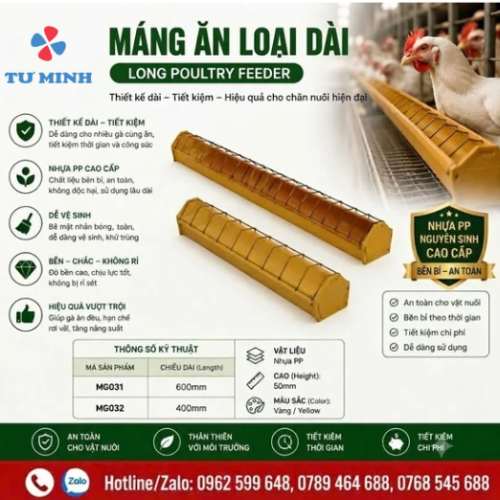 MÁNG ĂN LOẠI DÀI